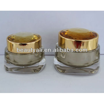 NEW Luxurious Diamond Acrylic Cosmetic Jar